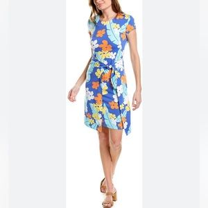 J.McLaughlin Havana Catalina Cloth Dress‎ Blue Multi H16